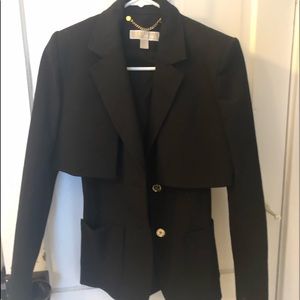 Michael Kors Black Trench Coat (Size 2)